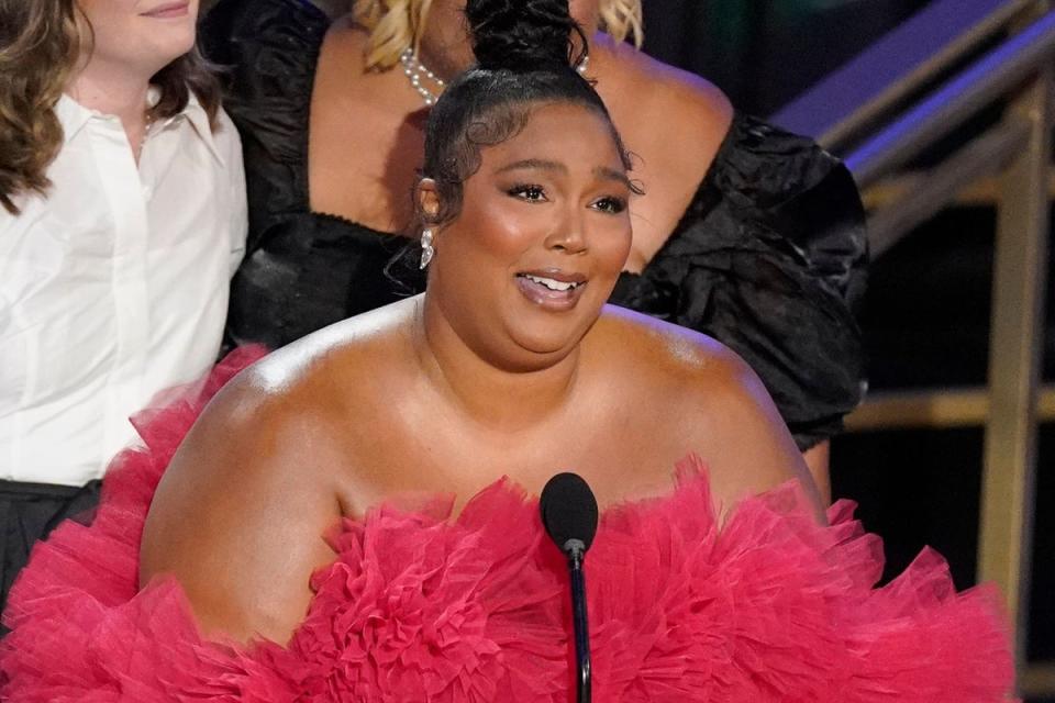 Lizzo gave an emotional speech during the Emmys earlier this month (Mark Terrill/AP)