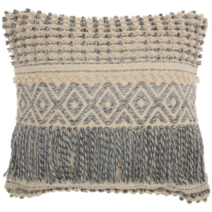 Eider & Ivory Ellijay Textured Throw Pillow (Photo via Wayfair)