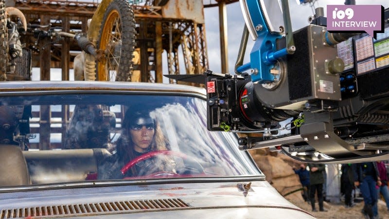 Anya Taylor-Joy filming Furiosa. - Image: Warner Bros.