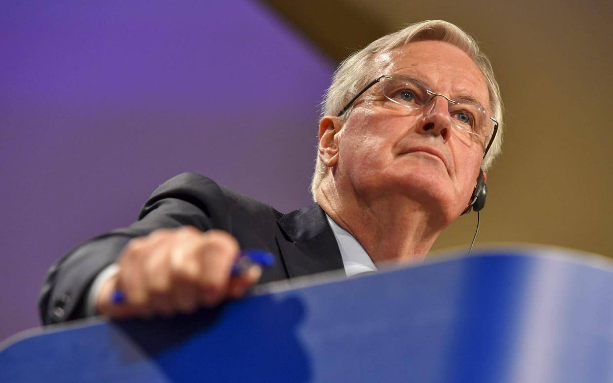 Michel Barnier said the EU's duty was to protect European businesses  - Geert Vanden Wijngaert /Bloomberg