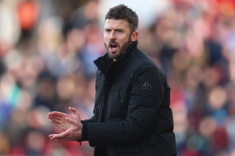 Michael Carrick head coach of Middlesbrough