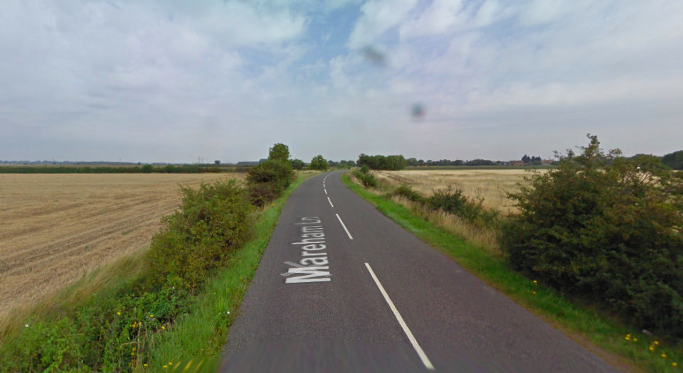 <em>The 95-year-old suffered severe injuries while she was walking on Mareham Lane in Sleaford (Google)</em>