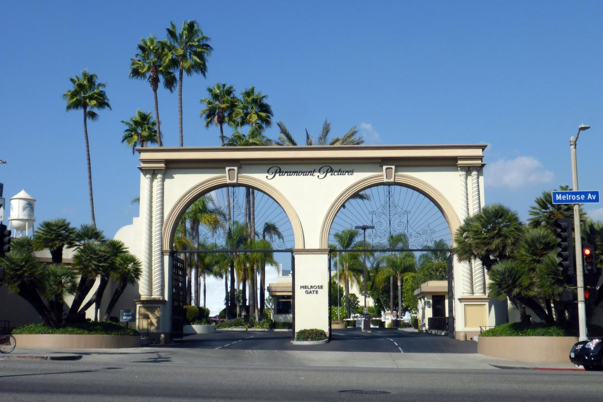 Paramount Pictures' studio lot in Hollywood (Melrose Gate entrance)
