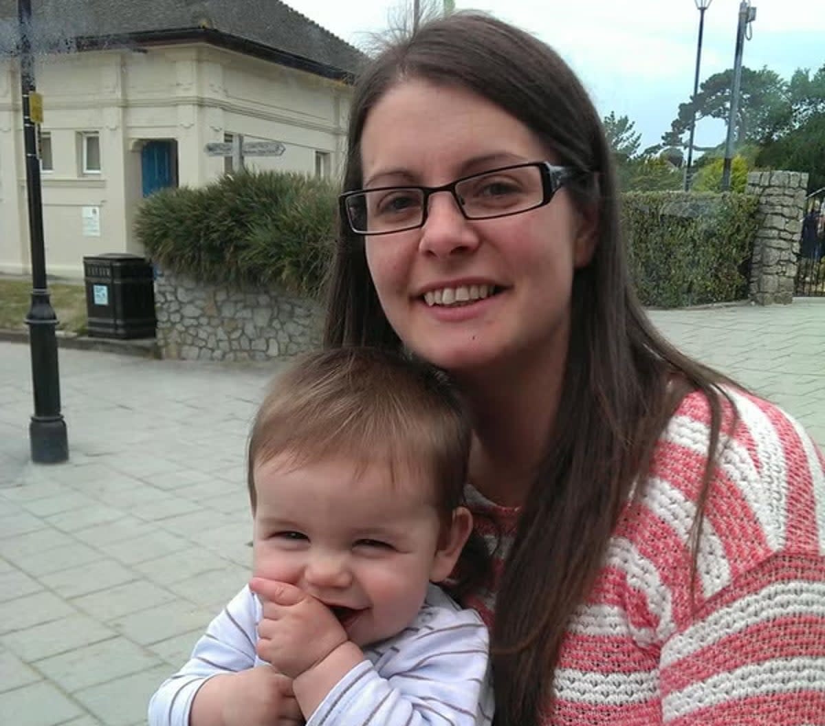 Melissa was delighted to be a mother for the first time and says William was a placid baby (Melissa Mead)