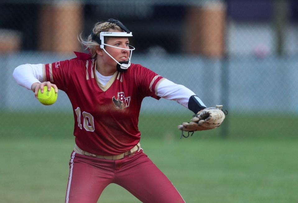 Sophomore shortstop Alex Mosholder helped the Watterson softball team win the CCL championship.