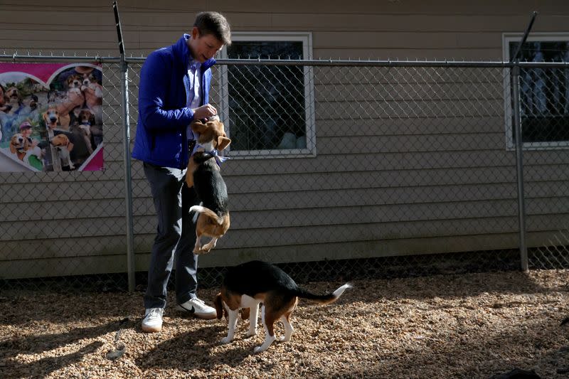 Owners of Envigo beagles meet up for a reunion in Charlottesville