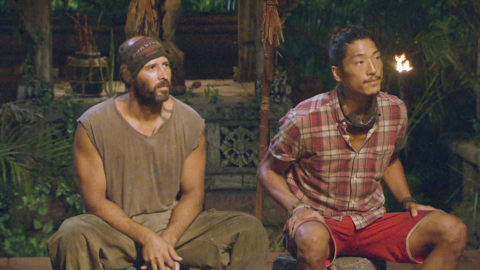 Tony and Woo at Final Tribal