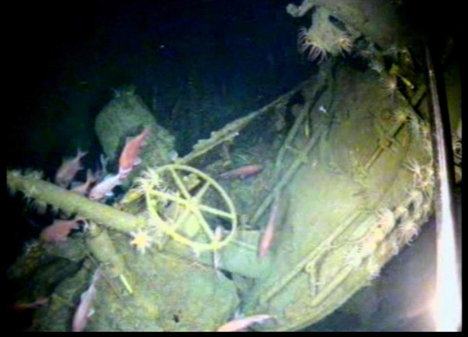 The ship was originally lost in World War I (Australian Department of Defense via AP)