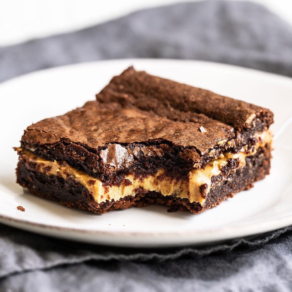 <strong><a href="https://www.handletheheat.com/peanut-butter-stuffed-brownies/" target="_blank" rel="noopener noreferrer">Get the Peanut Butter Stuffed Brownies recipe from Handle the Heat</a> &nbsp;</strong>