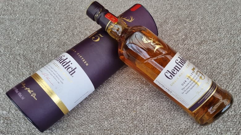 Glenfiddich 15-year bottle