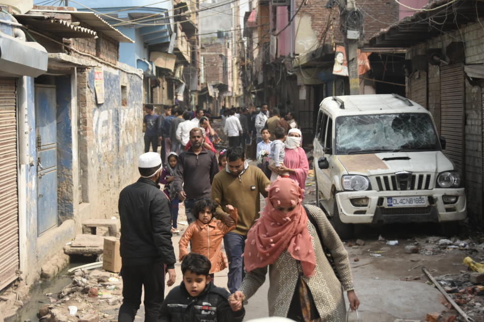 Clashes in Delhi