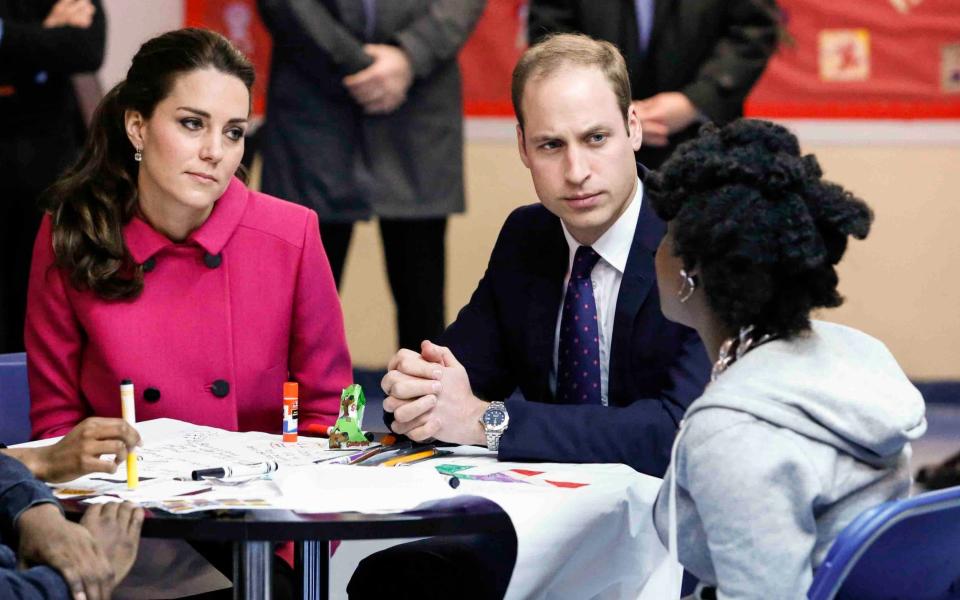 The then Duke and Duchess of Cambridge during their 2014 visit to New York City - Pool