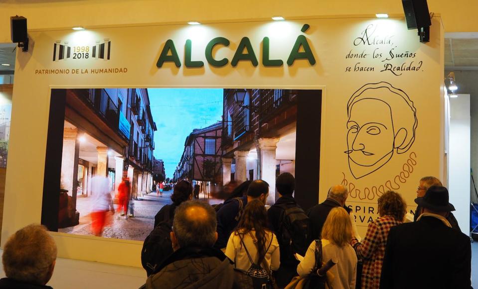 Promoción turística de Alcalá de Henares en Fitur. Luis Alfonso Escudero Gómez, Author provided