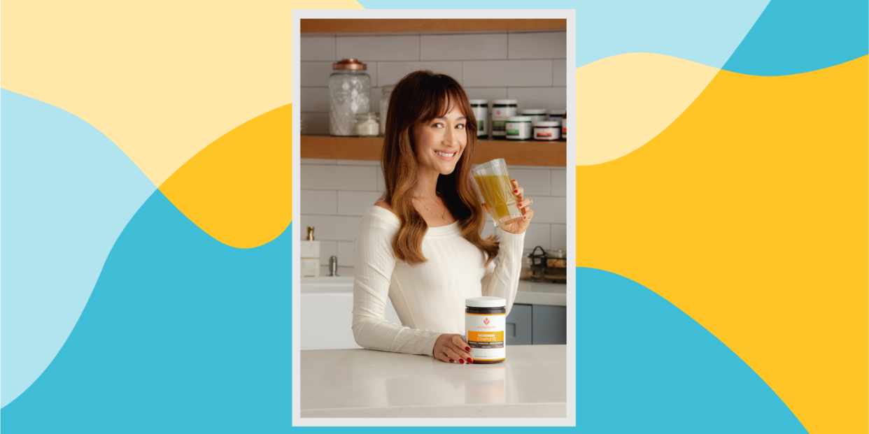 maggie q green smoothie