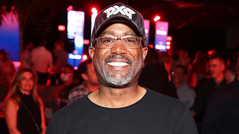 Darius Rucker attends Michael Rubin's 2022 Fanatics Super Bowl Party on February 12, 2022 in Culver City, California.