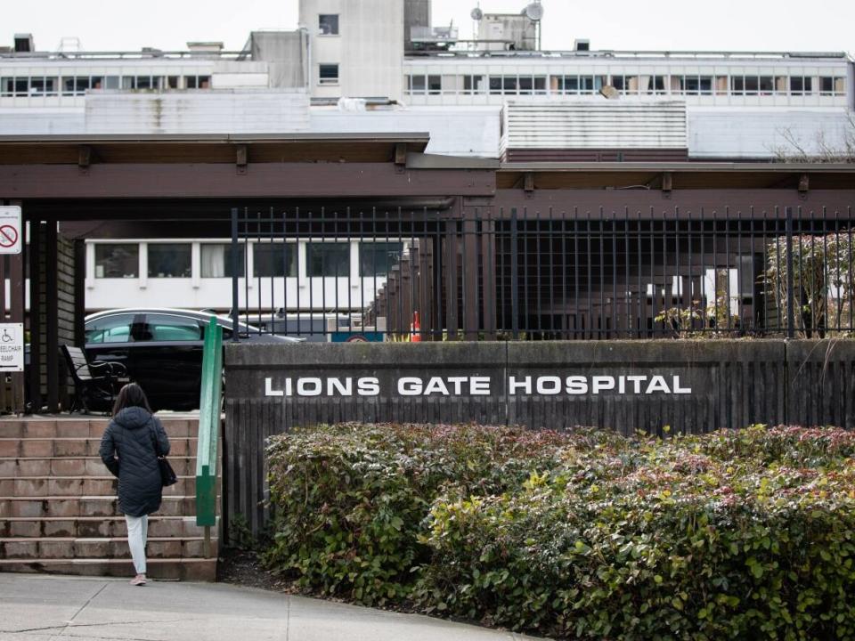 Lions Gate Hospital in North Vancouver, B.C., pictured on March 13, 2020. (Maggie MacPherson/CBC - image credit)