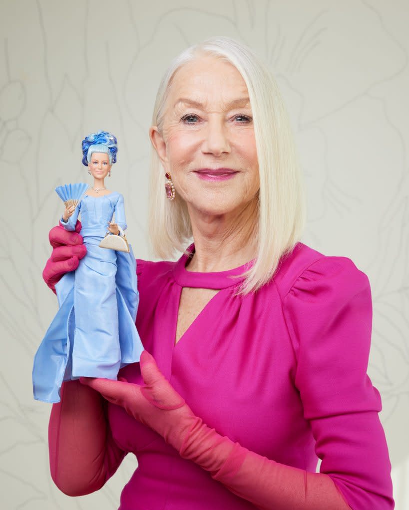 “I am absolutely blown away by my Barbie,” Mirren, 78, said in a statement. Courtesy Mattel/Ryan Schude/SWNS