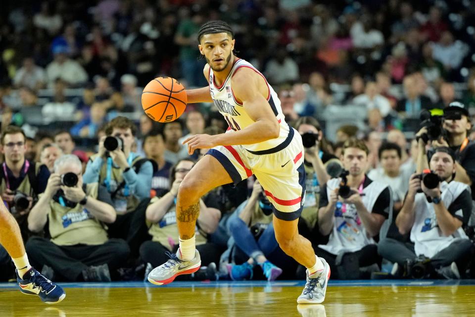 Guard Andre Jackson Jr. was a co-captain on the Connecticut team that won the NCAA championship team in April.