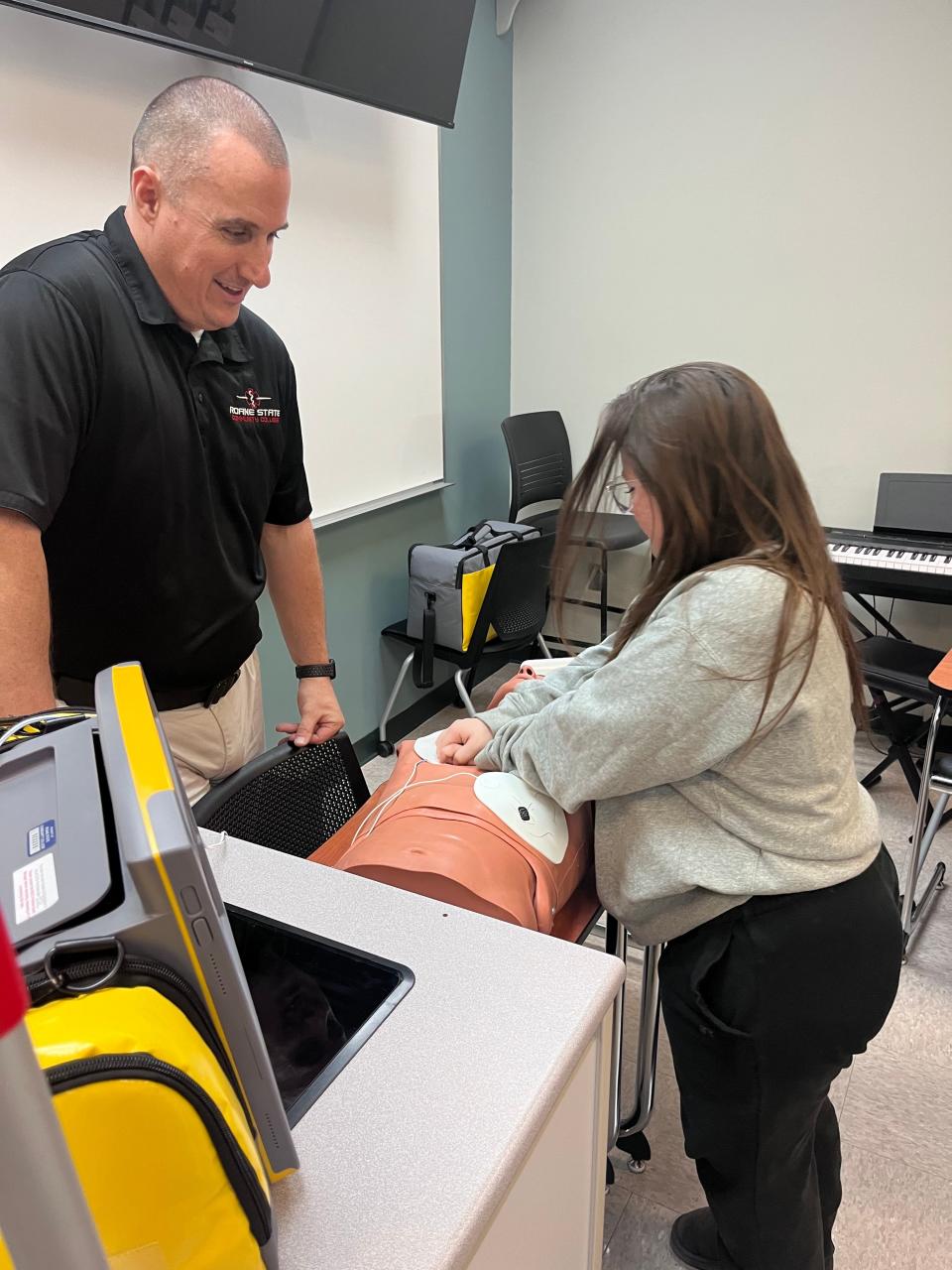 Colleges come to students to give them a taste of what a career could be.