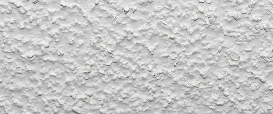 White acoustic popcorn ceiling texture