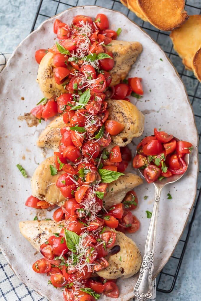 Instant Pot Chicken Bruschetta