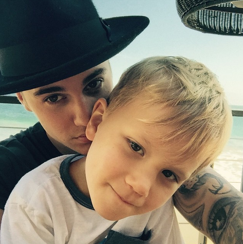 “And the cuteness just won’t stop,” Bieber captioned this pic. Agreed. (Photo: Instagram)
