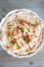 <p>Swap cauliflower for potatoes, and you’ll still get the same texture and flavor you’re craving alongside your turkey leg. This recipe from <a href="https://www.heyketomama.com/keto-mashed-cauliflower/" rel="nofollow noopener" target="_blank" data-ylk="slk:Hey Keto Mama;elm:context_link;itc:0;sec:content-canvas" class="link ">Hey Keto Mama</a> is a great companion for Thanksgiving dinner, and you can dress it up with whatever you like—bacon, spices, herbs, and more.</p>