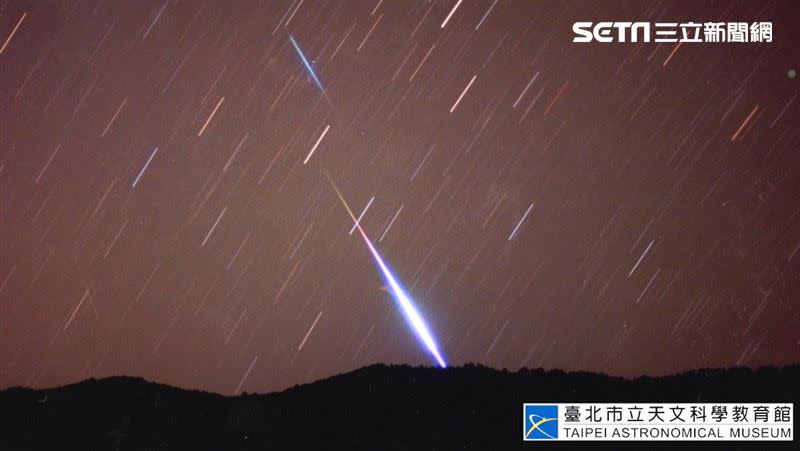 天琴座流星雨最佳觀賞時間預計落在 4/22 晚上至 4/23 清晨。（圖／台北天文館提供）