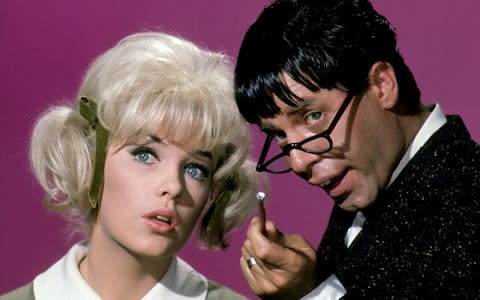 Stella Stevens and Jerry Lewis in The Nutty Professor - Credit: Moviepix