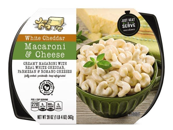 Aldi white-cheddar mac and cheese