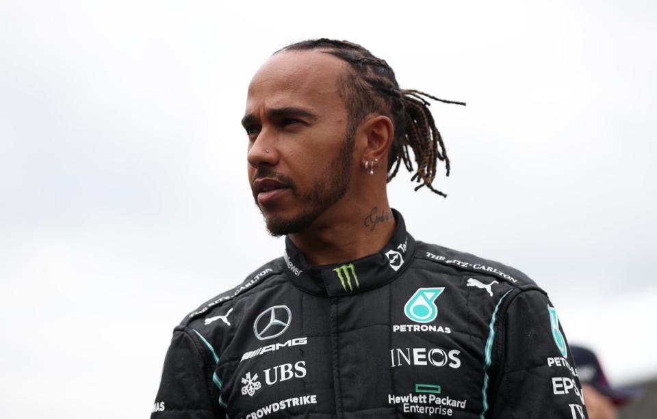 Lewis Hamilton took to Twitter to respond to a reported racist slur from Nelson Piquet (Bradley Collyer/PA) (PA Wire)