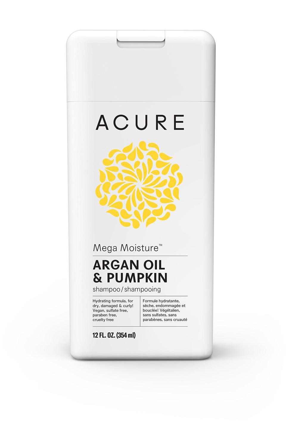 Acure Mega Moisture Shampoo, $10, credobeauty.com