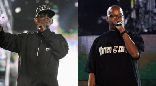 Nate Dogg homage with Warren G, Kurupt and Snoop Dogg