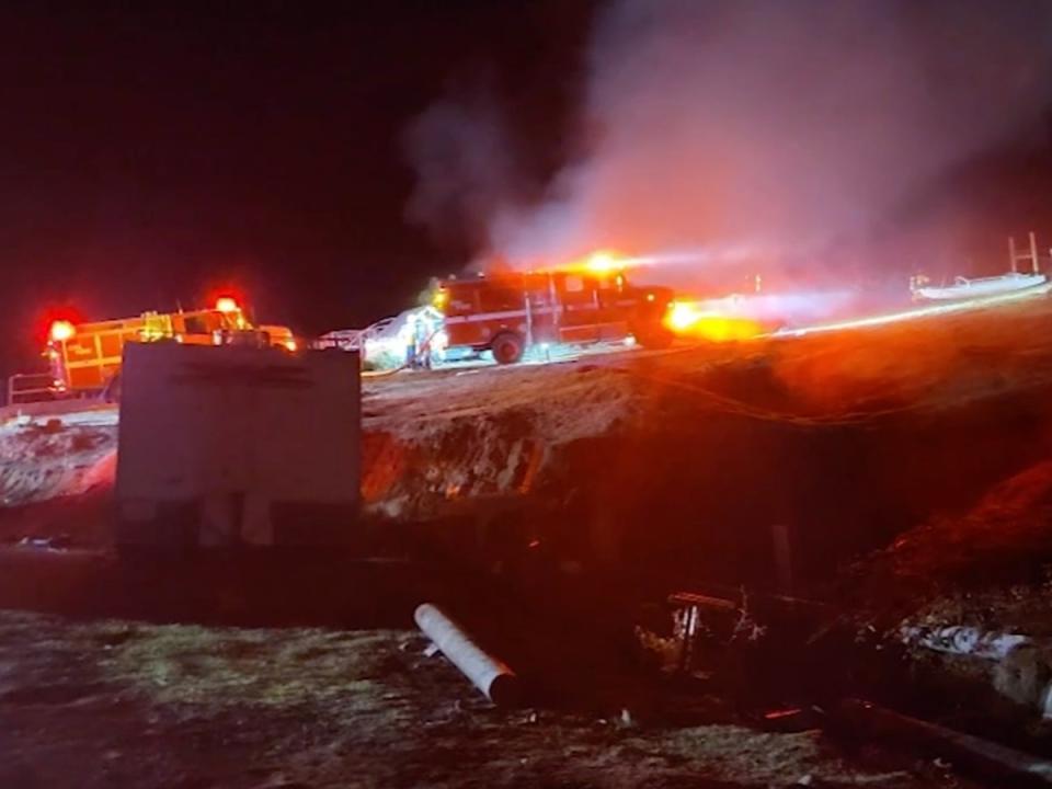 A man’s California home was destroyed by what’s believed to have been a meteorite (Screenshot / KCRA)