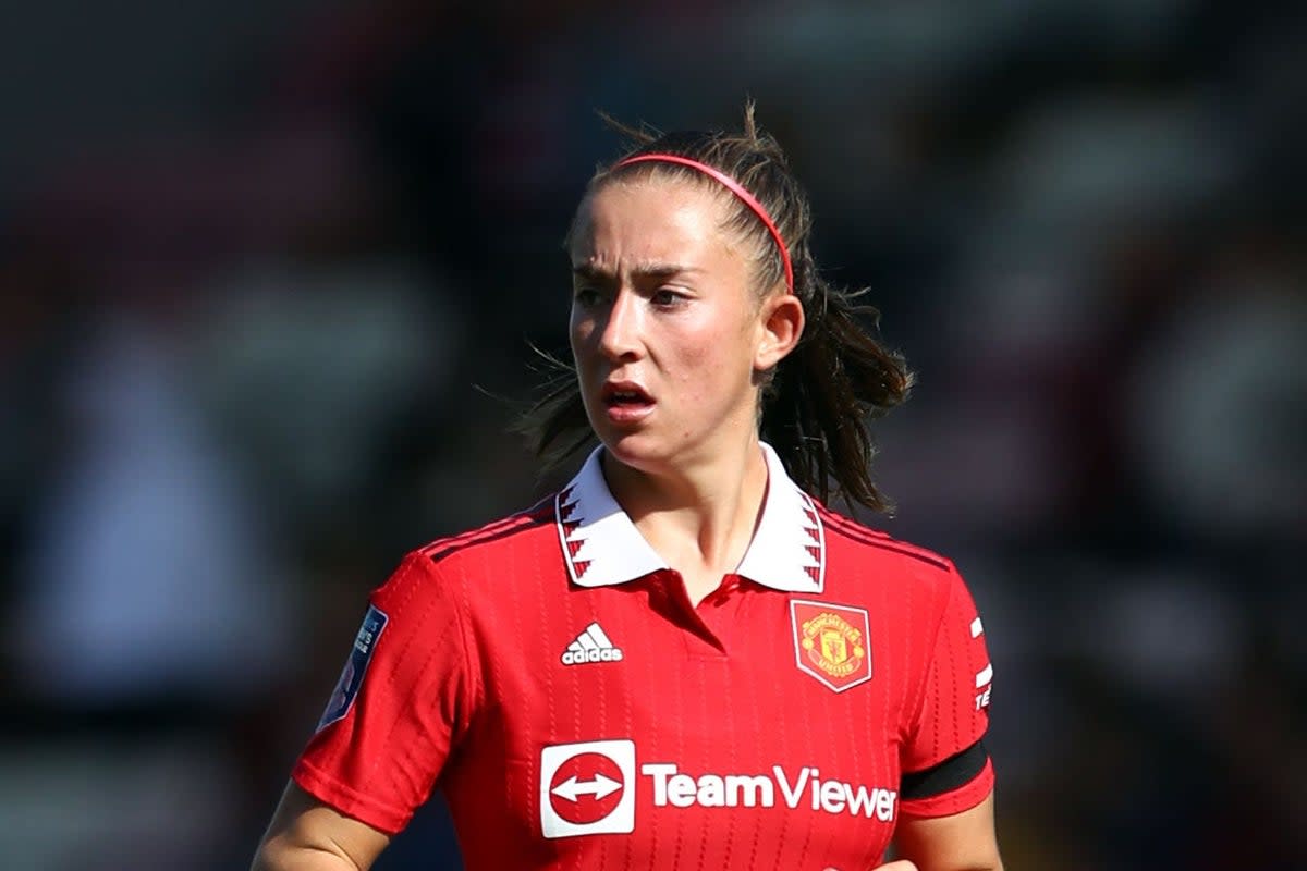 Maya Le Tissier in action for Manchester United (Tim Markland/PA). (PA Wire)