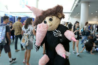 <p>Cosplayer dressed as Wybie from <em>Coraline</em> at Comic-Con International on July 20 in San Diego. (Photo: Angela Kim/Yahoo Entertainment) </p>