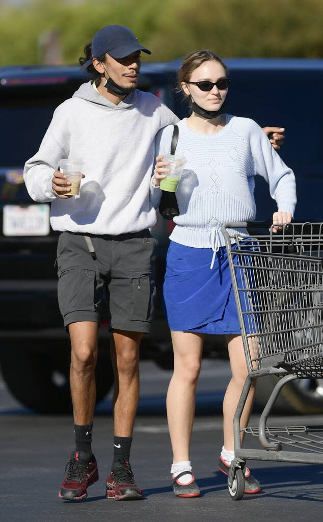 Lily Rose Depp Pda Confirms Relationship With French Rapper Yassine Stein
