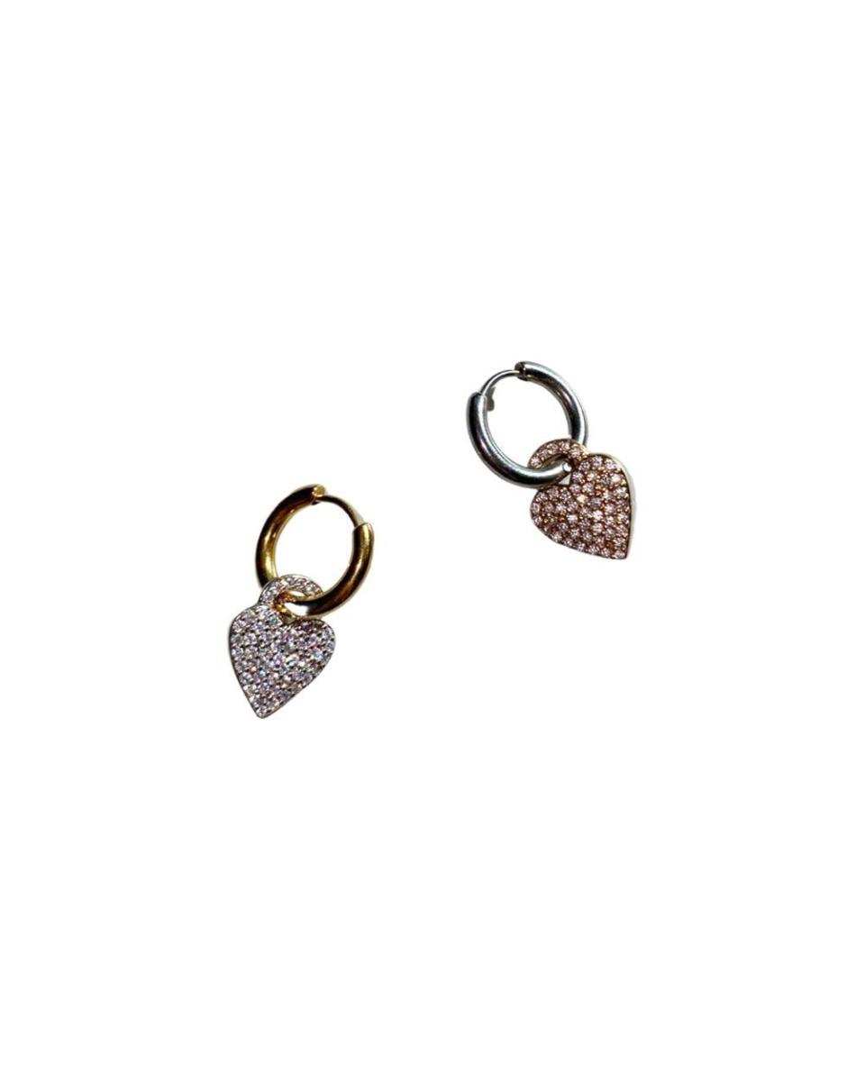 16) Heart Lock Earring