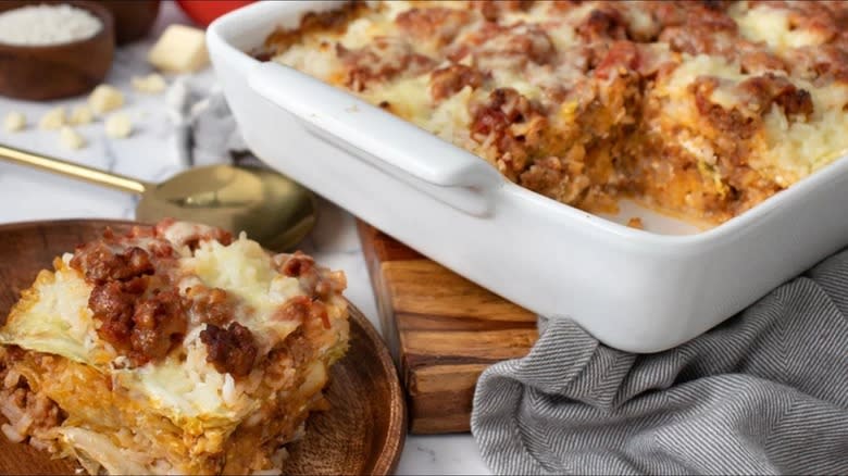 unstuffed cabbage roll casserole