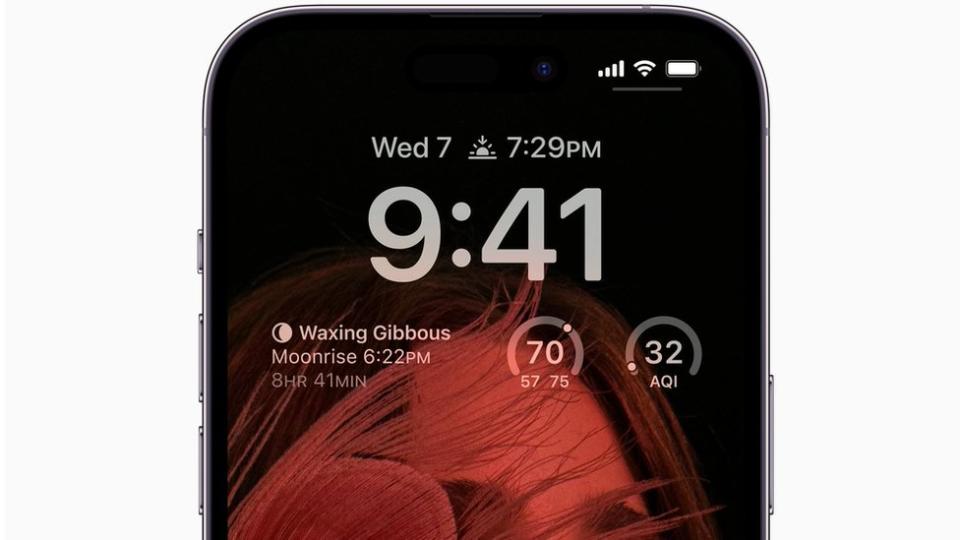 La pantalla del iPhone 14 Pro