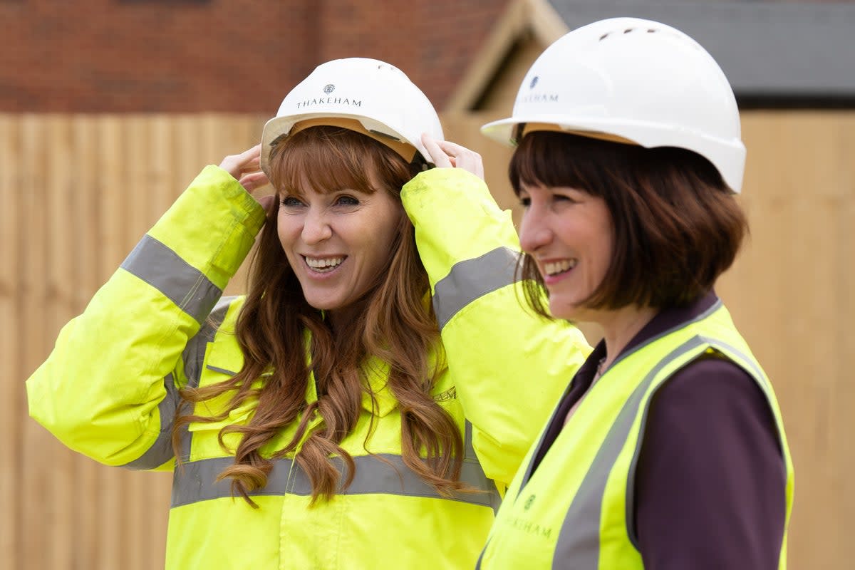 Tensions: plans for a workers rights New                                          Deal have reportedly led to friction between Angela Rayner, left, and Rachel Reeves (Stefan Rousseau/PA Wire)