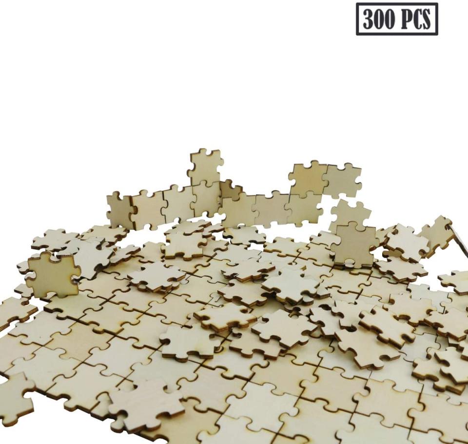 Blank Wooden DIY Jigsaw Puzzle