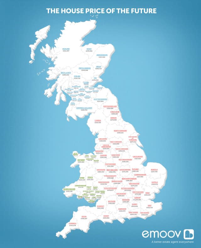 House price map