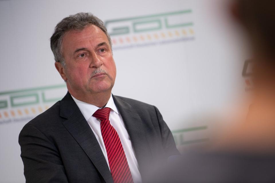 Claus Weselsky, Vorsitzender der Gewerkschaft Deutscher Lokomotivführer (GDL).