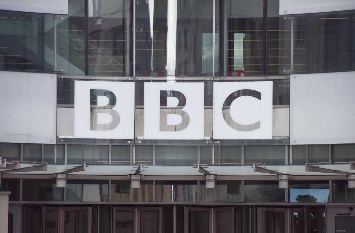 London, United Kingdom - March 6 2022. Exterior view of Broadcasting House, the BBC headquarters in Central London.