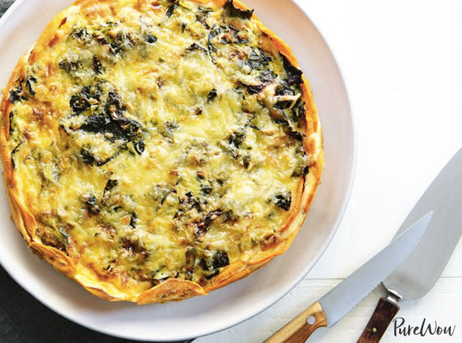 Quiche with Gluten-Free Sweet Potato Crust