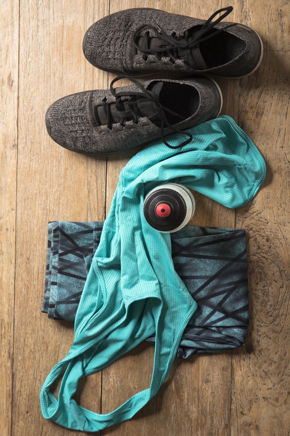 Wear workout gear that makes you feel good.