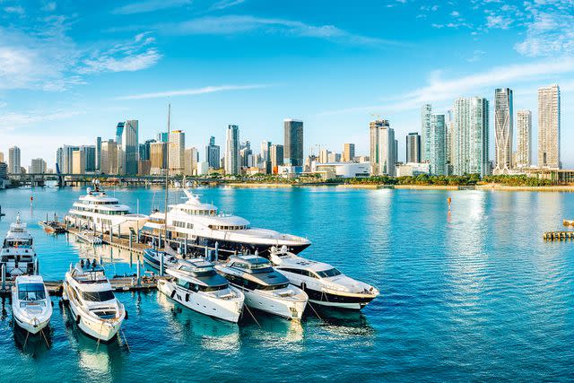 <p>Frank Peters/Getty</p> Miami skyline