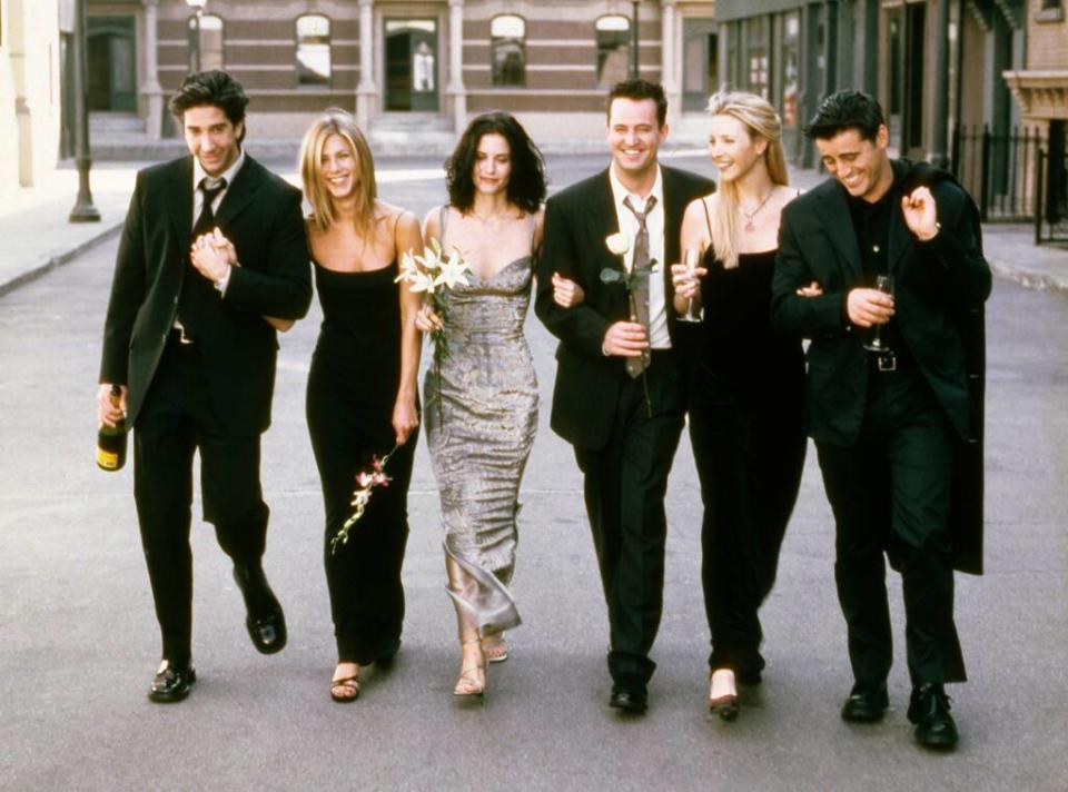 Friends, Cast, Jennifer Aniston, David Schwimmer, Courteney Cox, Lisa Kudrow, Matt LeBlanc, Matthew Perry