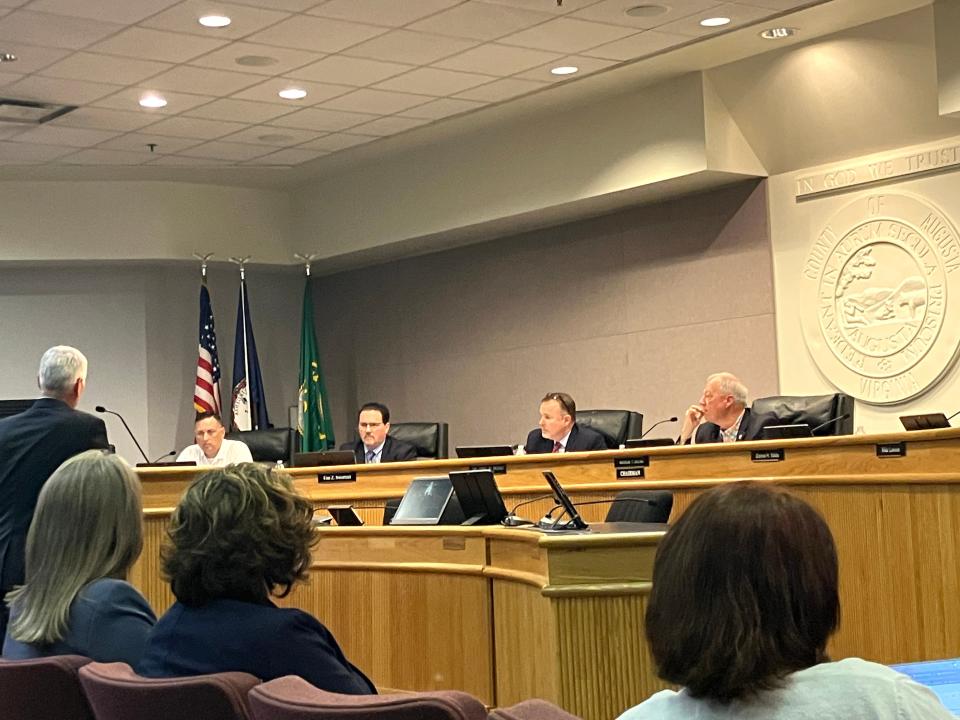 The Augusta County School Board discussed limiting social media comments at its meeting June 1. A policy change to now allow comments was tabled.